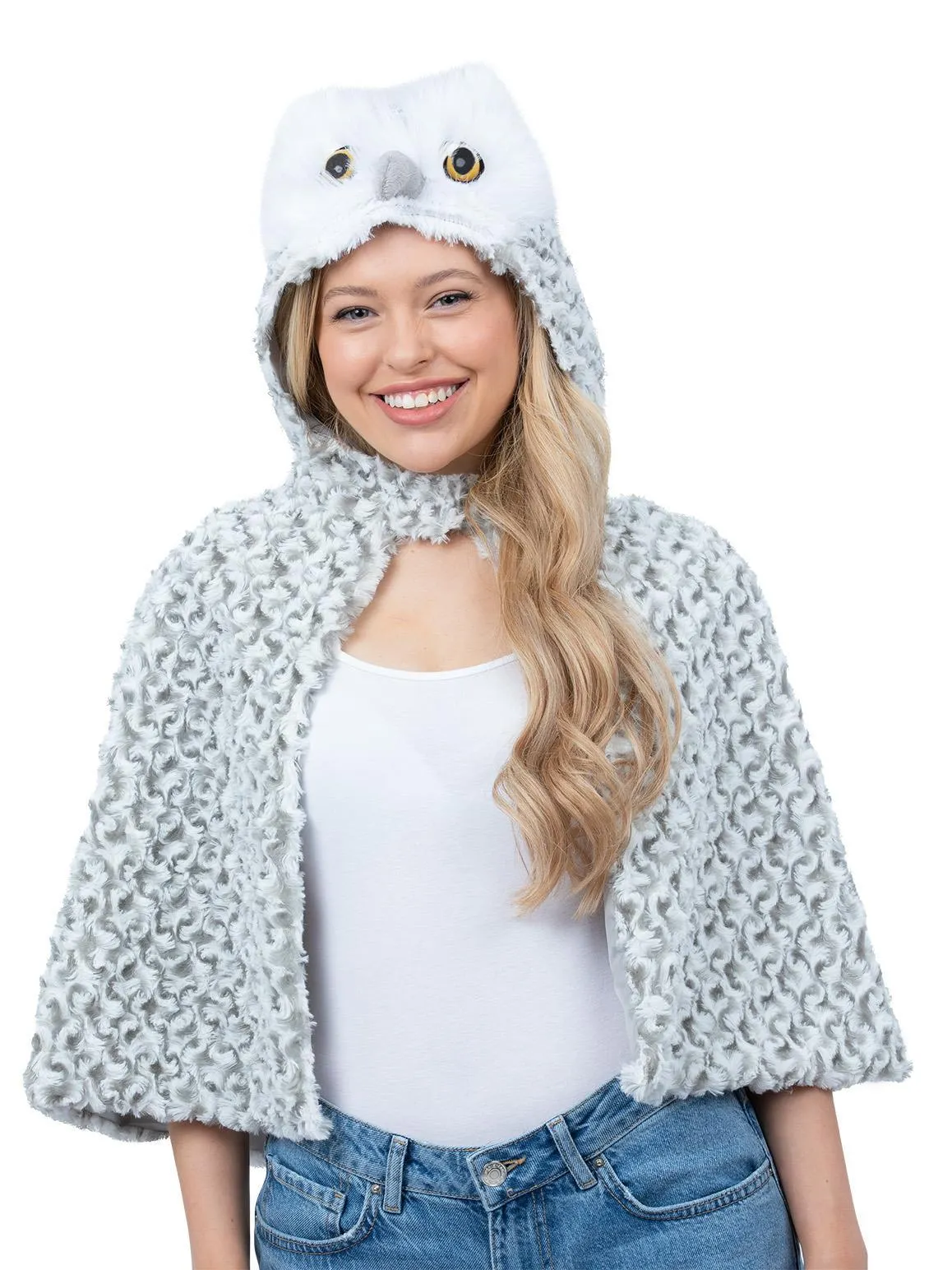 Deluxe Baby Owl Plush Cape, Adult