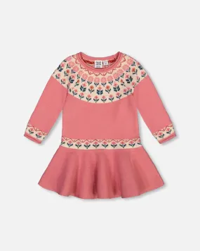 Deux par Deux Rosette Knit Dress