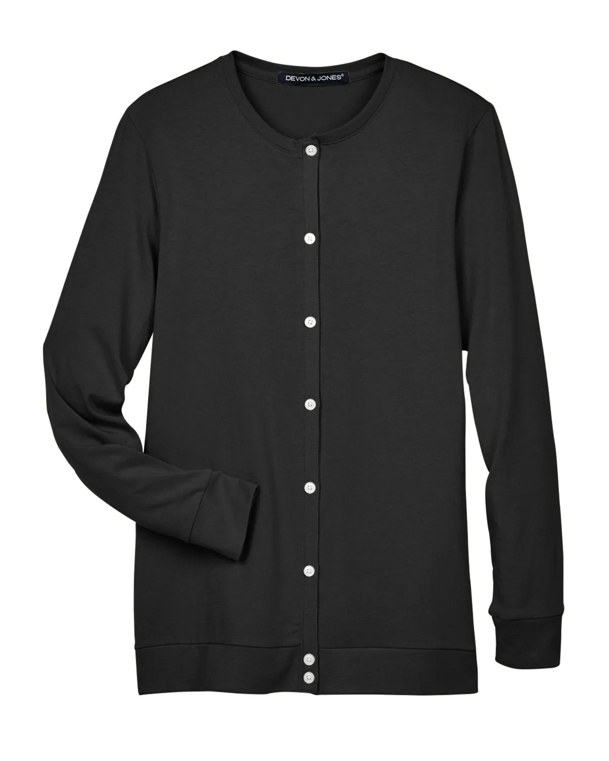 Devon & Jones Ladies' Perfect Fit™ Ribbon Cardigan