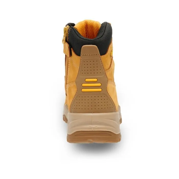 Dewalt Jamestown Side Zip Wheat Safety Boot