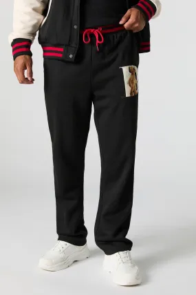 Dream Bear Embroidered Fleece Varsity Sweatpant