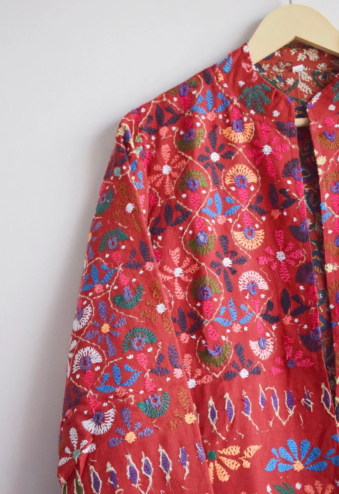 Embroidered Floral Vintage Jacket