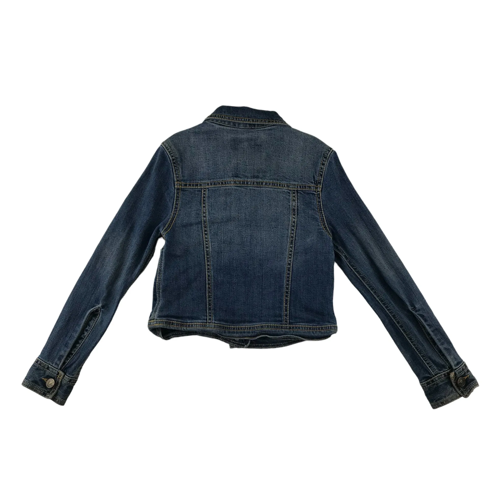 Fatface denim jacket 6-7 years blue slightly cropped cotton