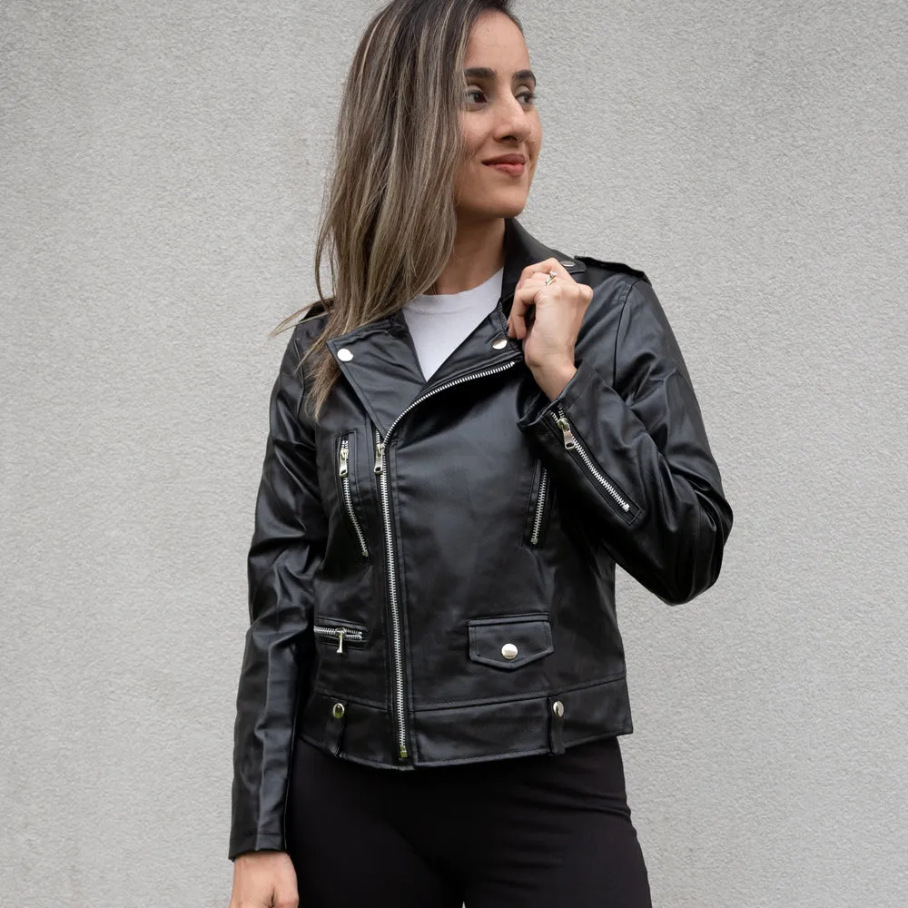 (Faux Leather) Personalized Mrs. Leather Jacket for Brides