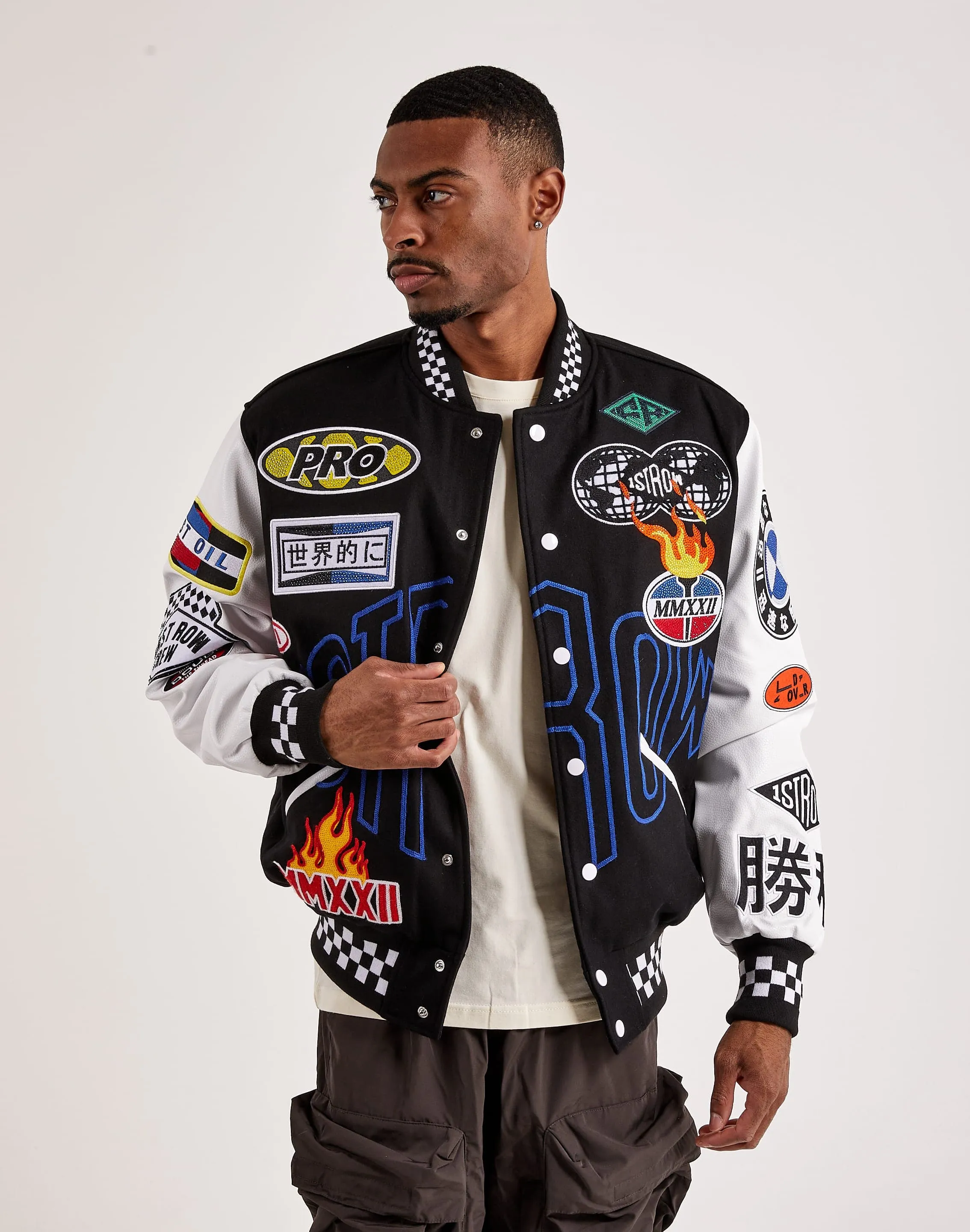 First Row Motorsport Varsity Jacket