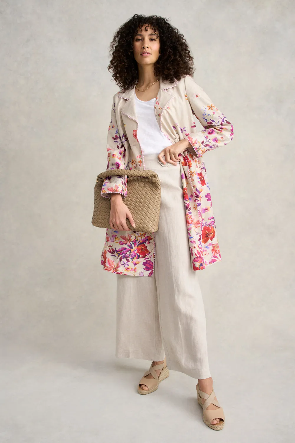 Floral Printed Coat