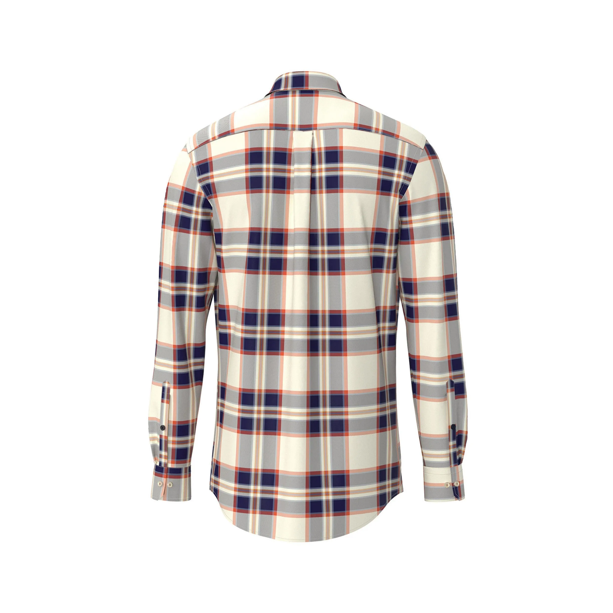 Fynch-Hatton Soft Check Flannel Shirt 14108000 Flame