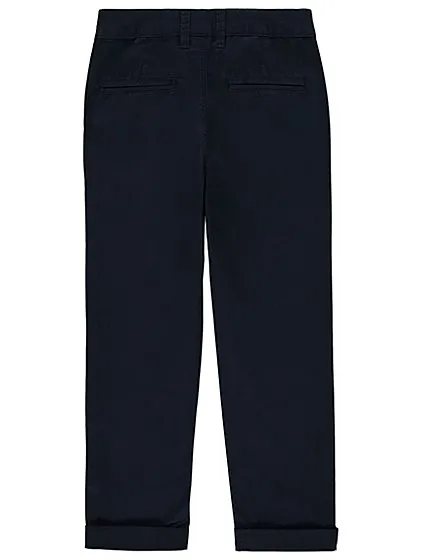 George Boys Navy Chinos Trousers