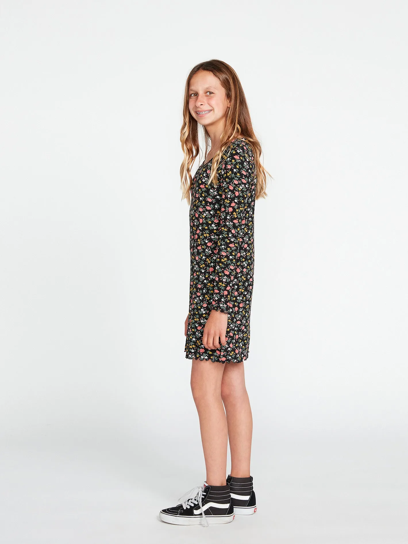 Girls Eazy Focheezy Dress - Black Combo