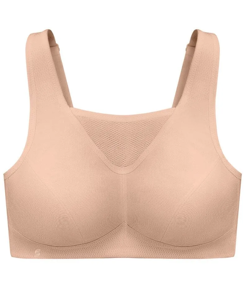 Glamorise No-Bounce Camisole Wire-Free Sports Bra - Cafe