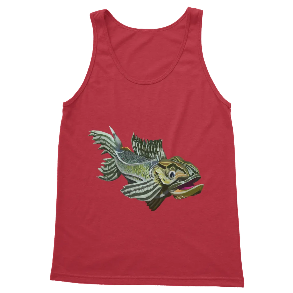 Green Fish Classic Adult Vest Top