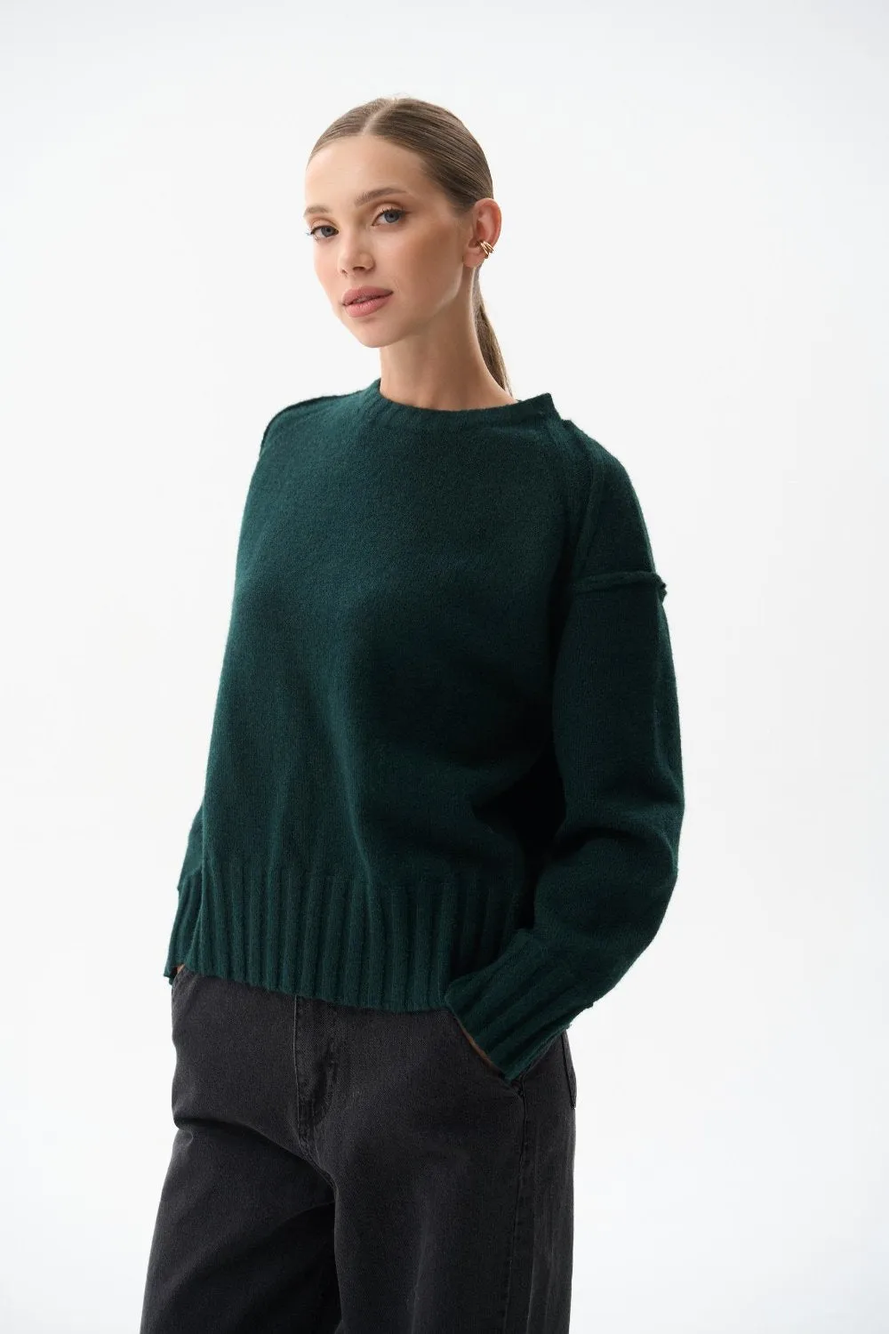 Green sweater