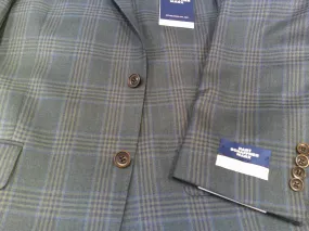 Hart Schaffner Marx Emerald/Navy Plaid Jacket