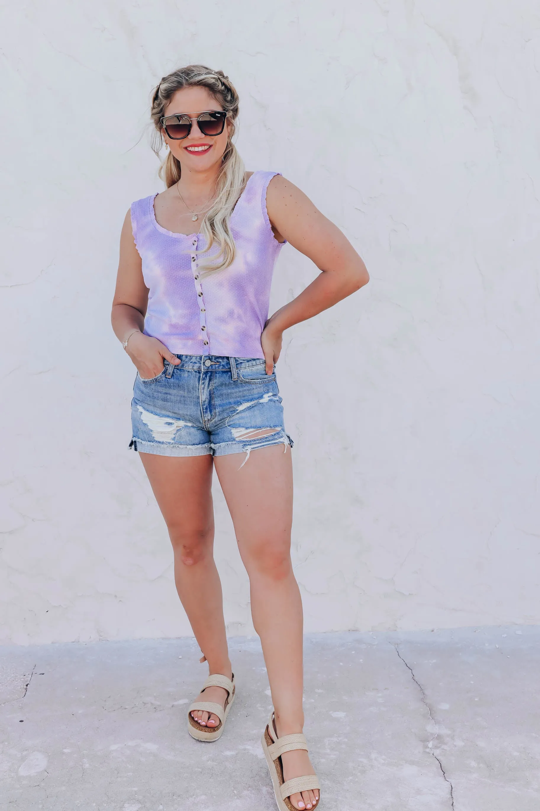 Hippie-Dippie Tank Top - Purple