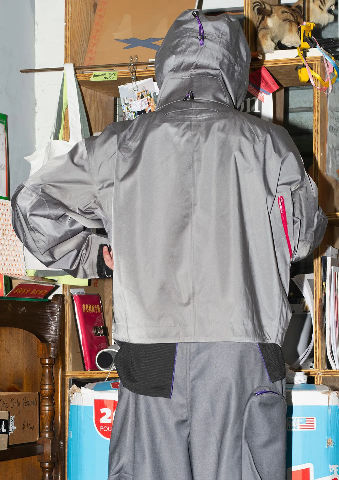 Hooded Shell Windbreaker 硬壳连帽冲锋衣