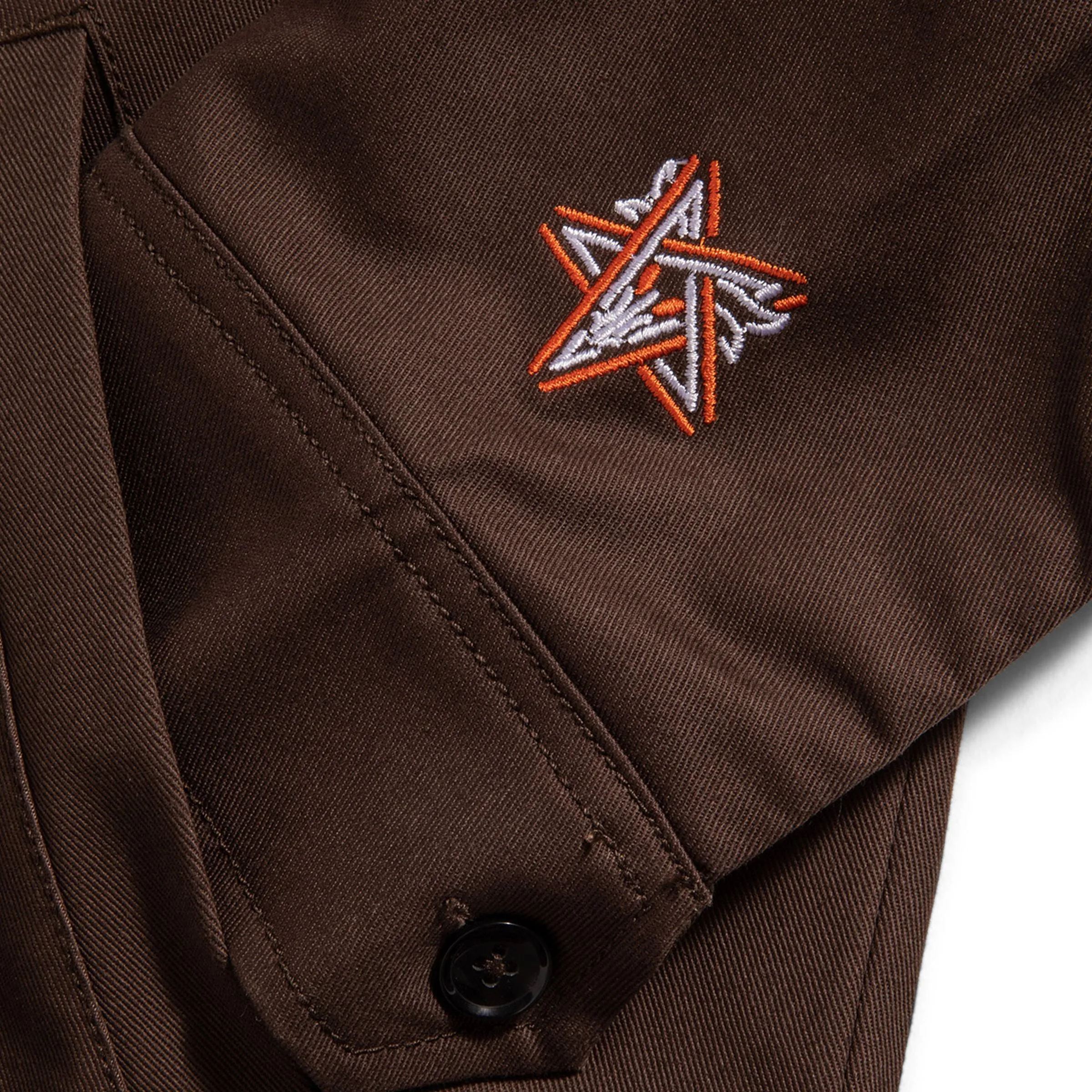 Huf x Thrasher Field Crew Jacket - Chocolate