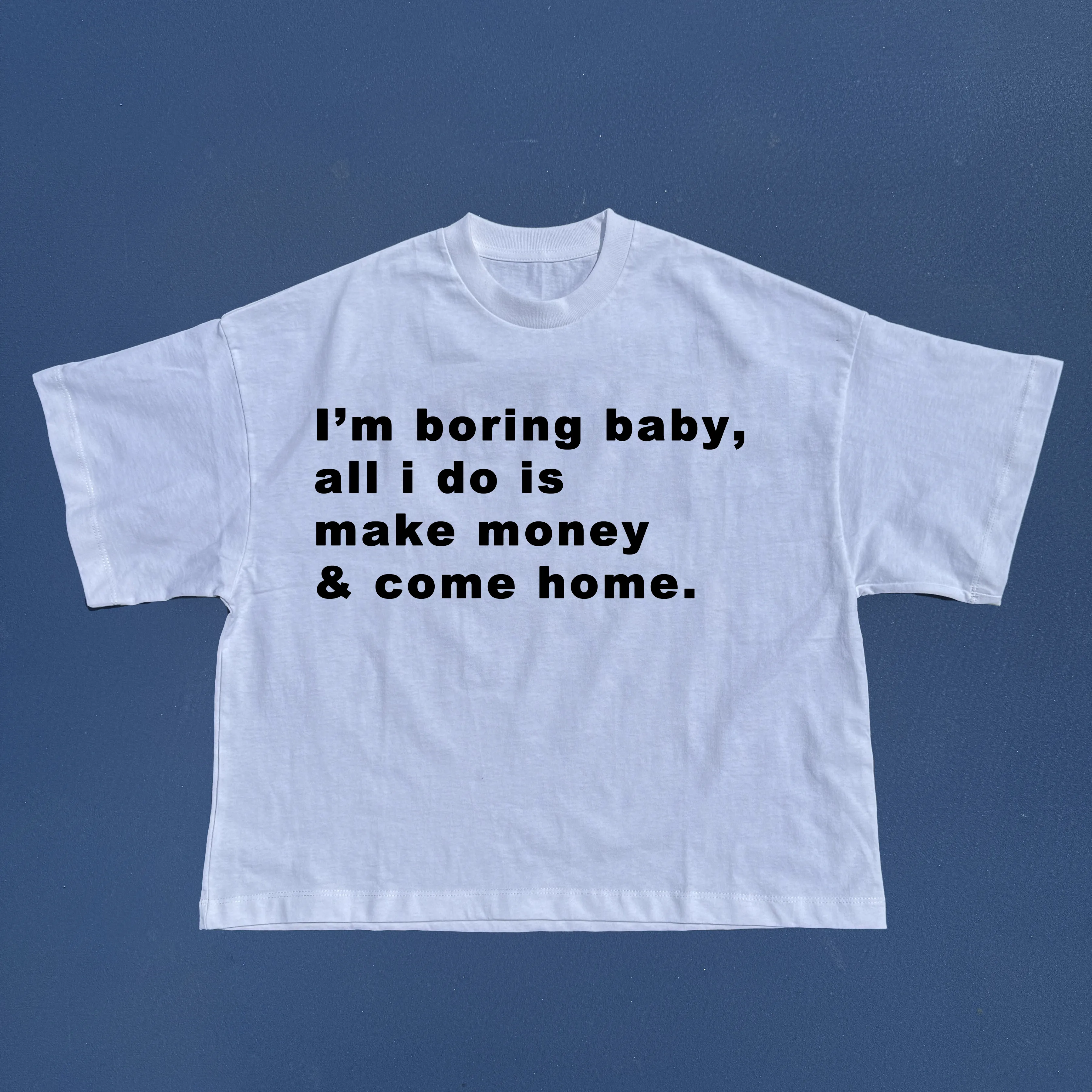 IM BORING BABY Cropped tshirt