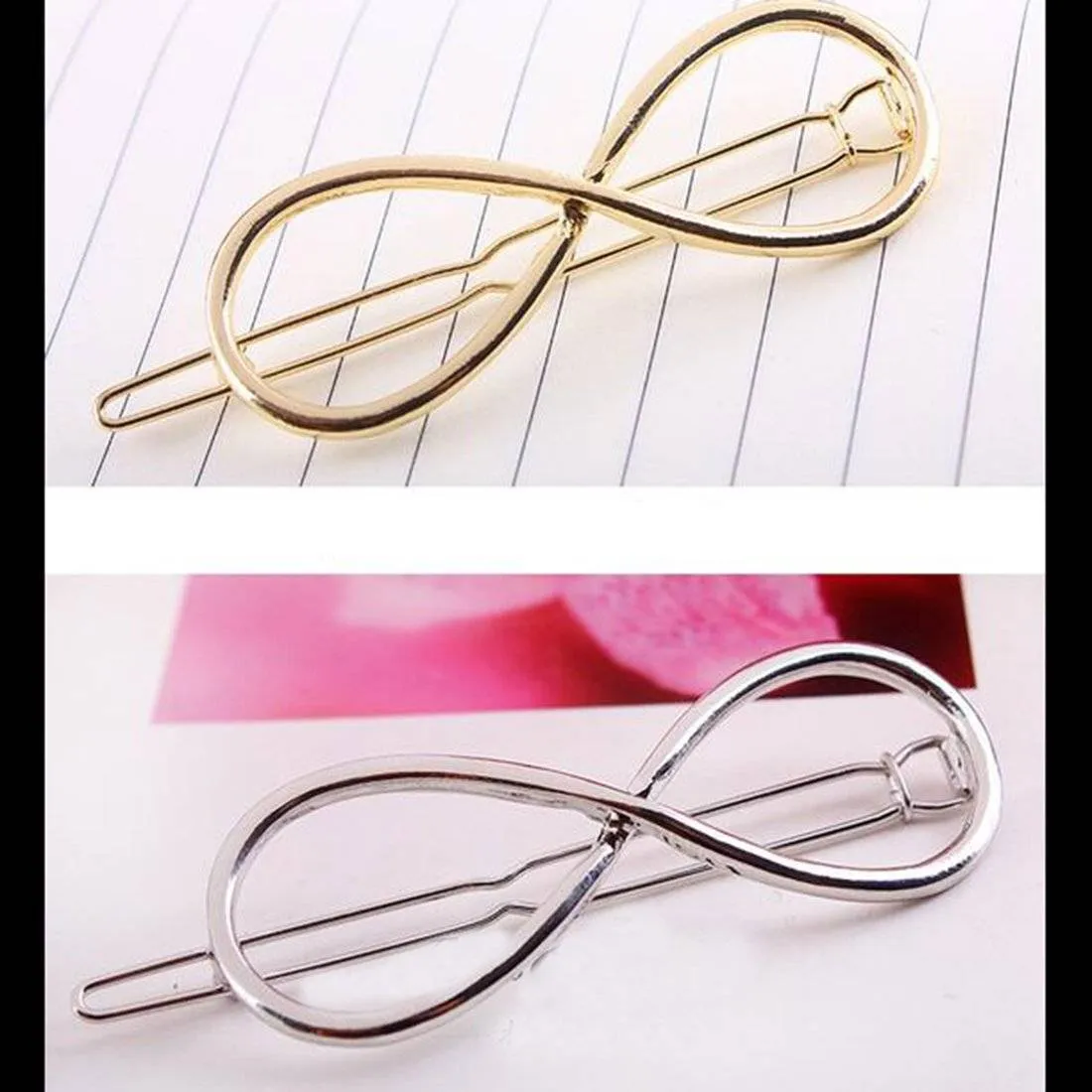 Infinity Symbol Hair Clip Barrette