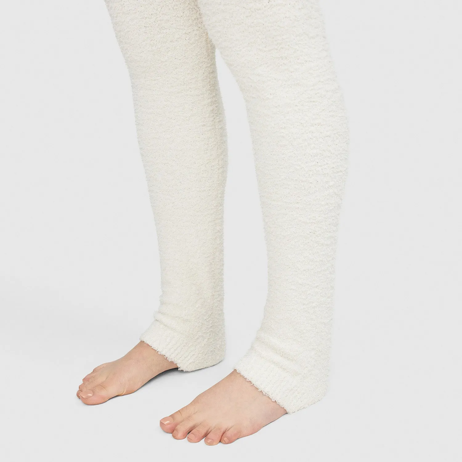 Ivory Boucle Leggings