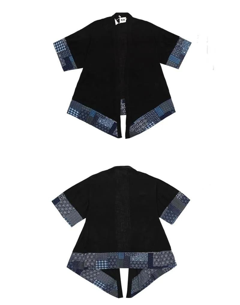 Japanese-Style Asymmetrical Kimono