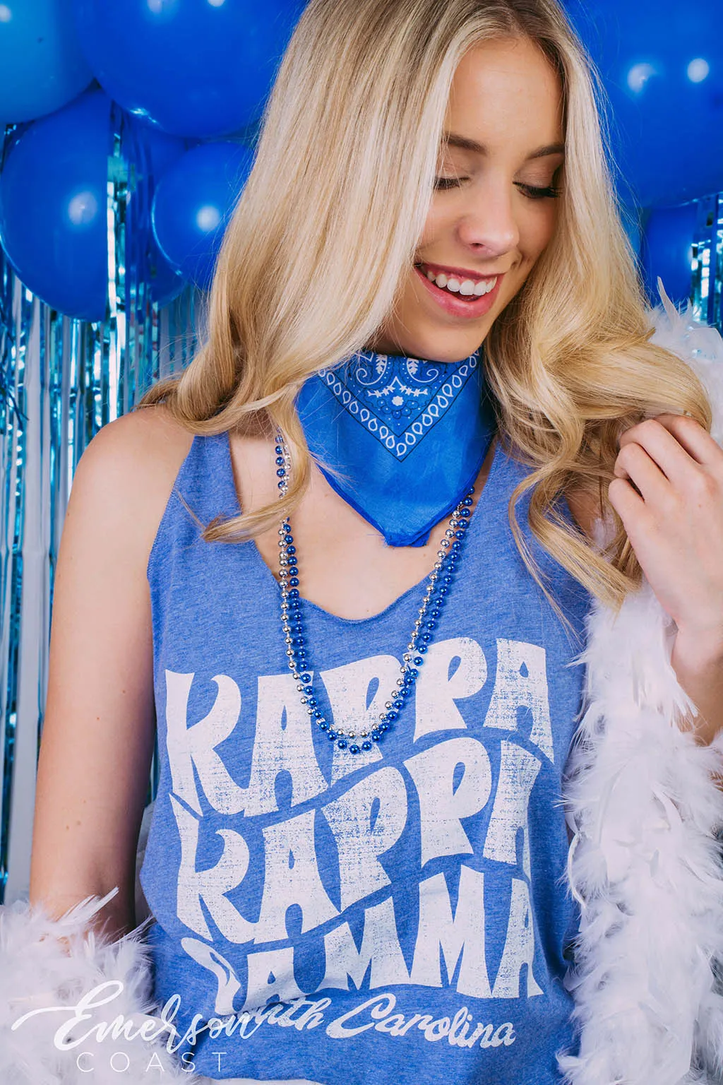 Kappa Kappa Gamma Blue Bid Day Tank