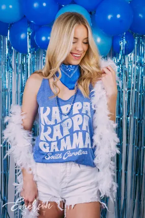 Kappa Kappa Gamma Blue Bid Day Tank