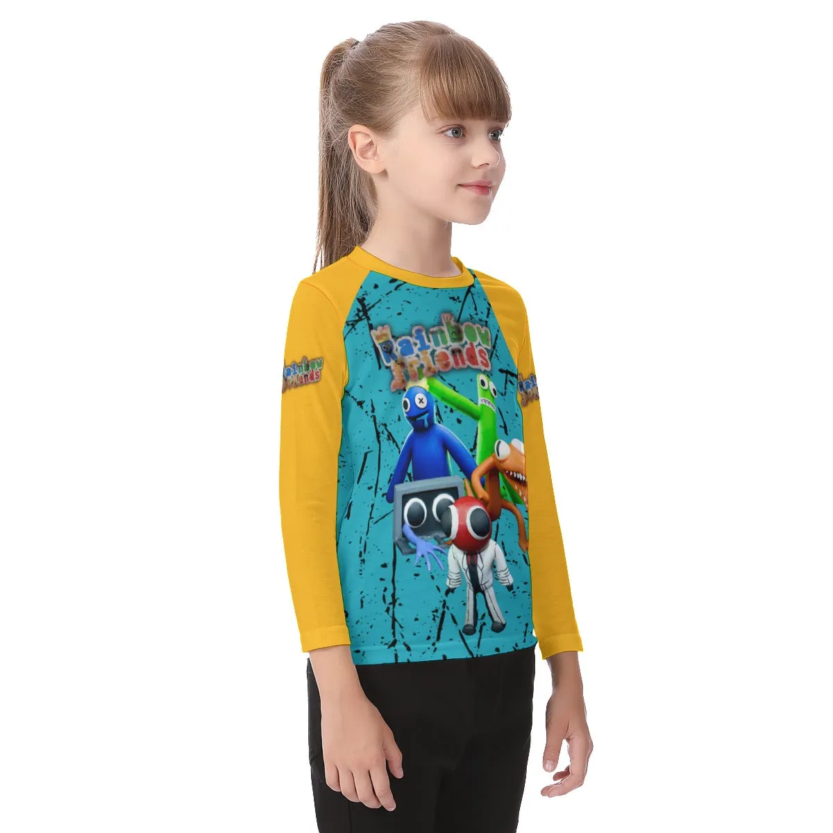 Kids Rainbow Friends Long Sleeve Shirt