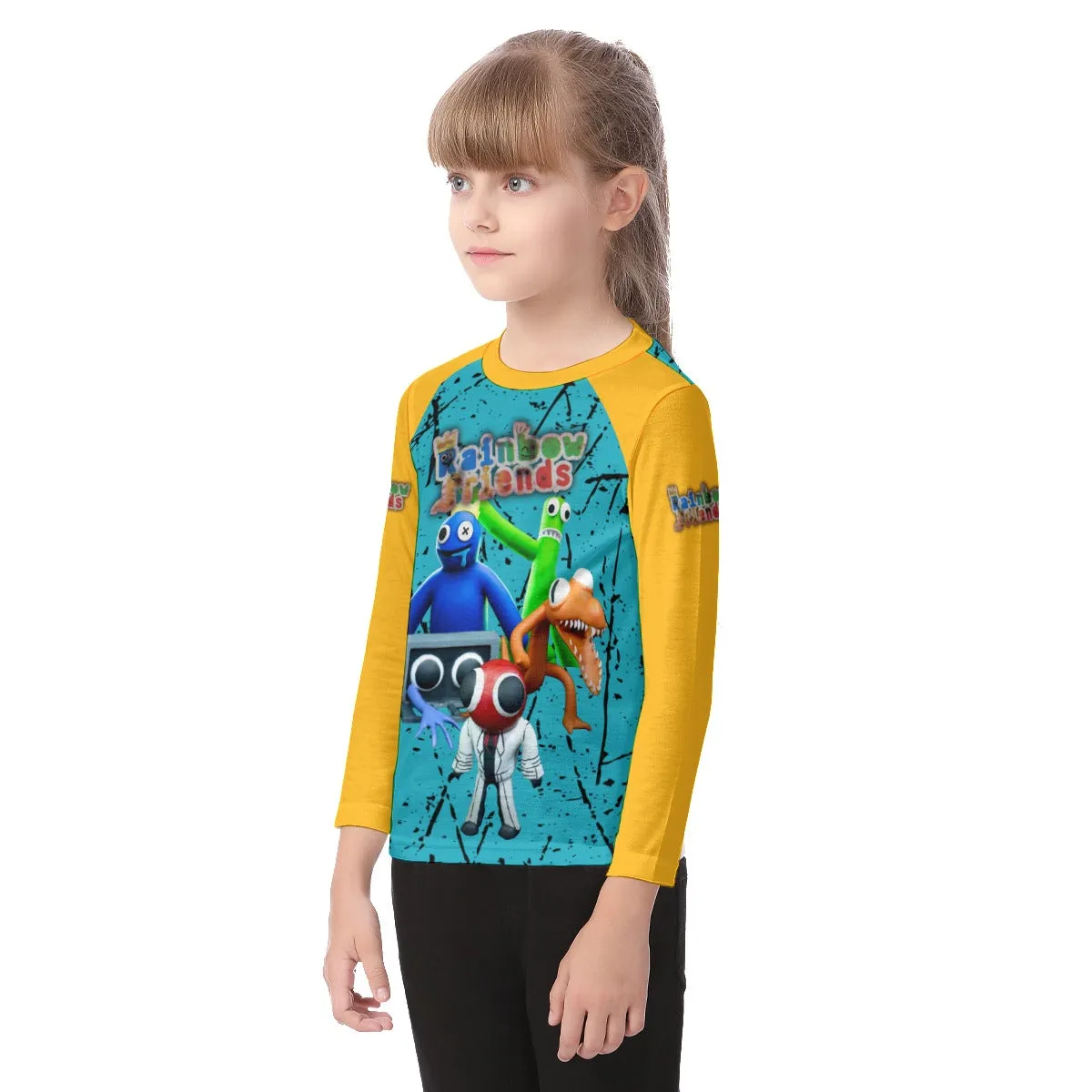 Kids Rainbow Friends Long Sleeve Shirt