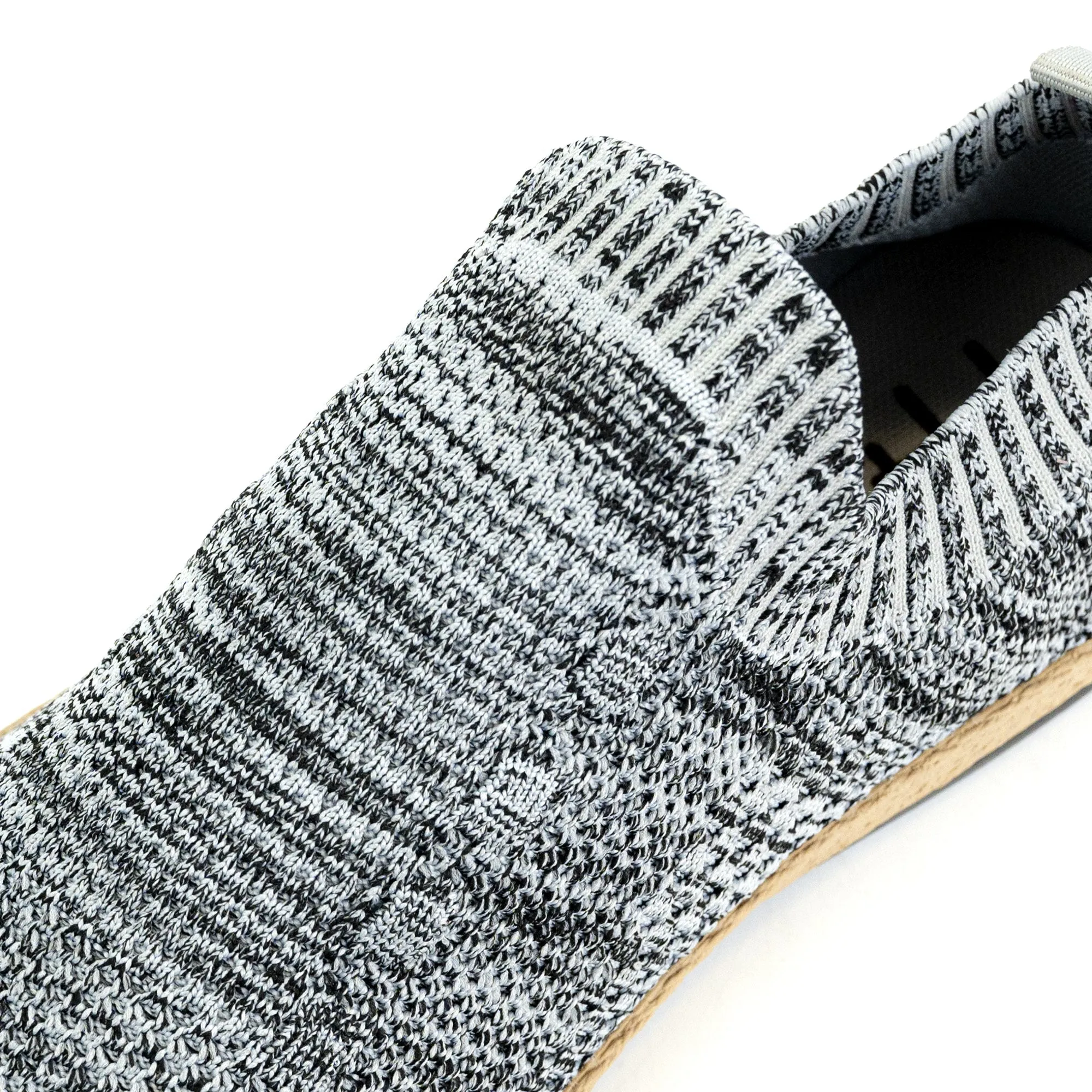 Laceless Knitted Sneakers-Grey