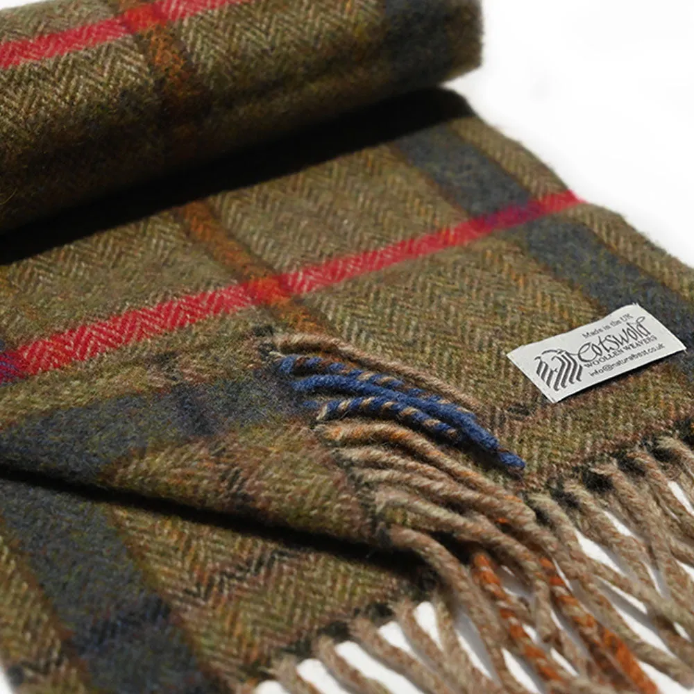 Lambswool Scarf - Gloucestershire Check