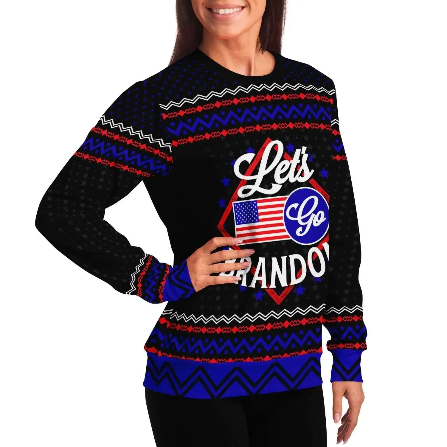 Let's Go Brandon women Sweater