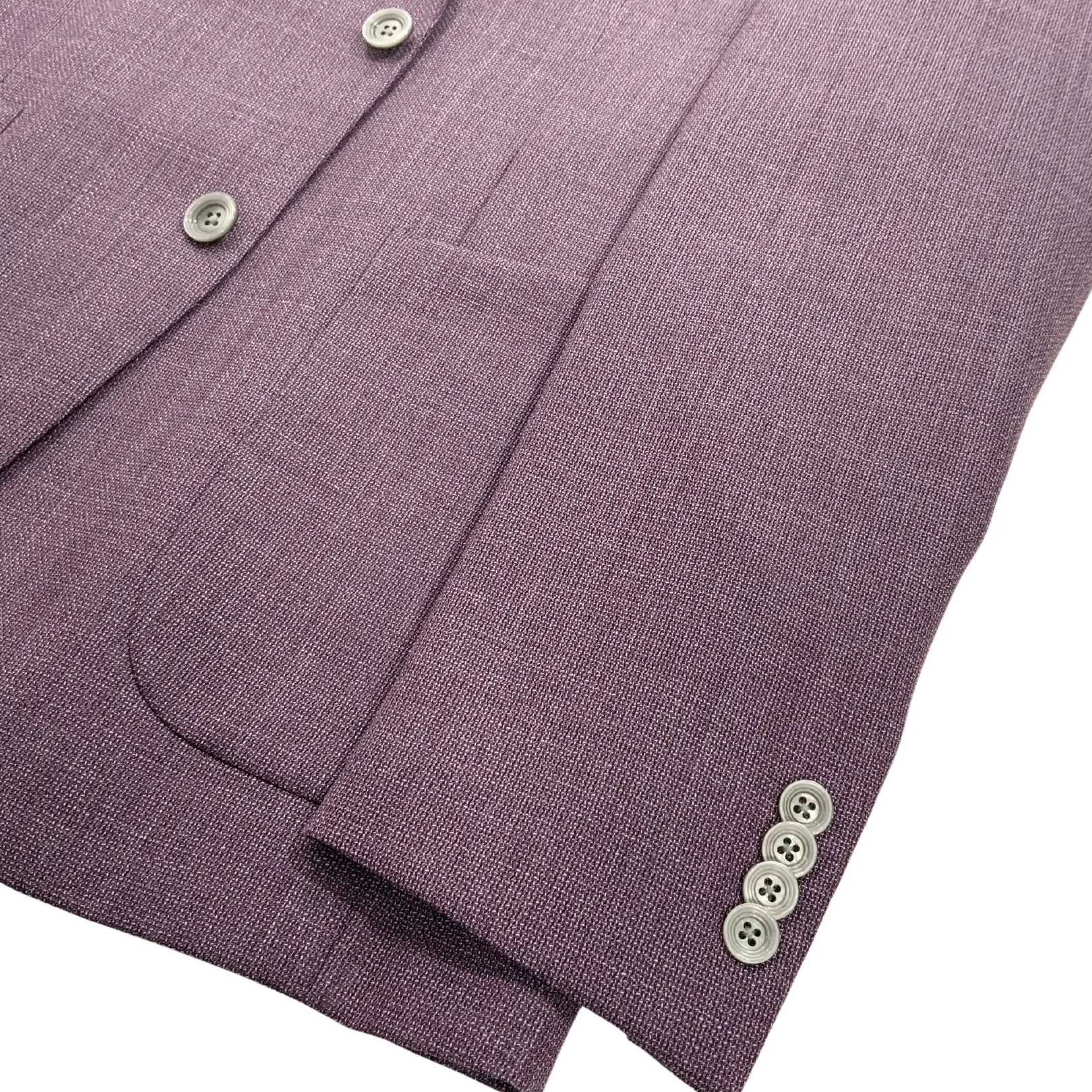 Lilac Two Button Wool Canvas Sport Jacket