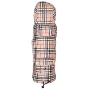 London Raincoat - Tan Plaid