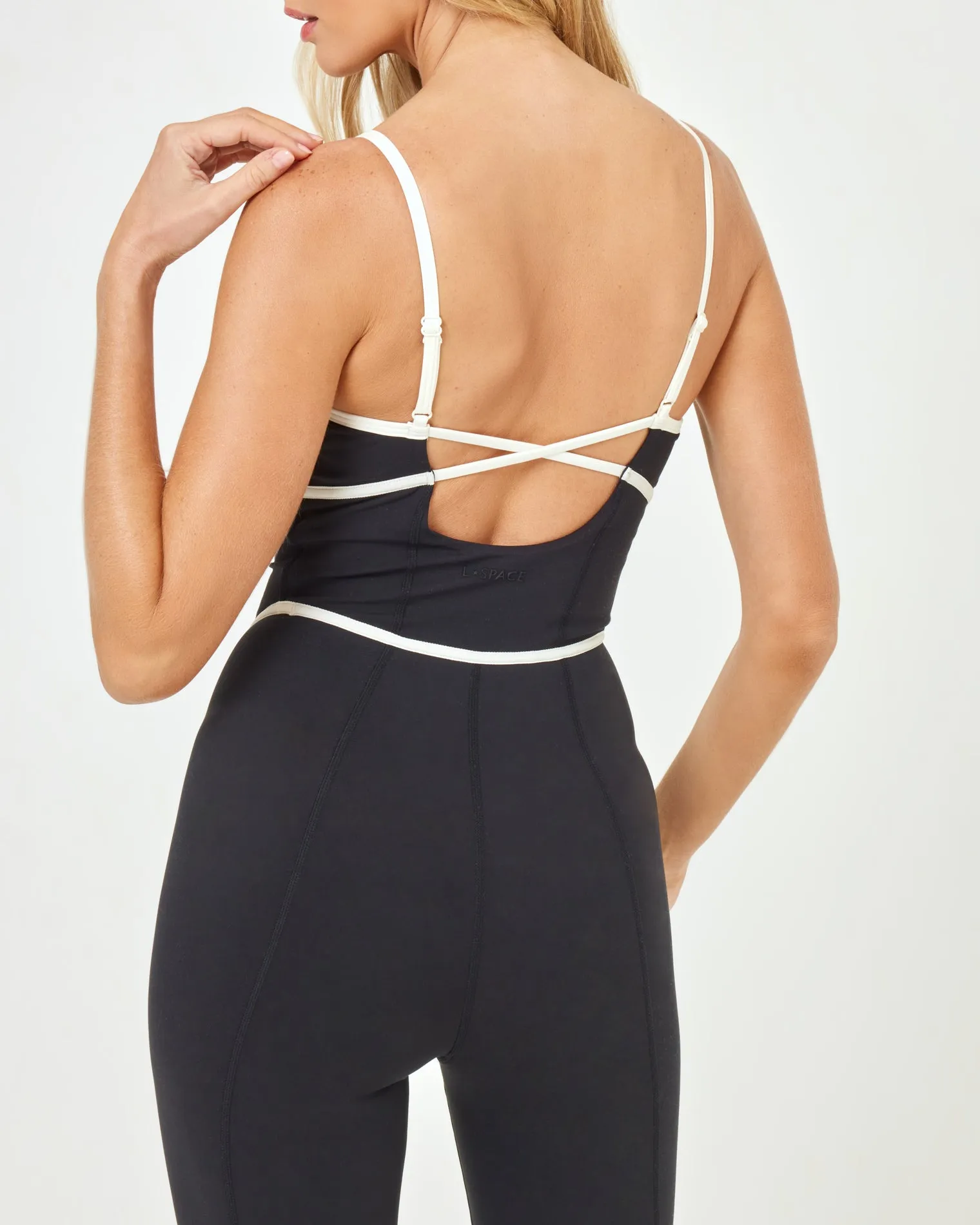 LSPACE - ACE JUMPSUIT BLACK CREAM