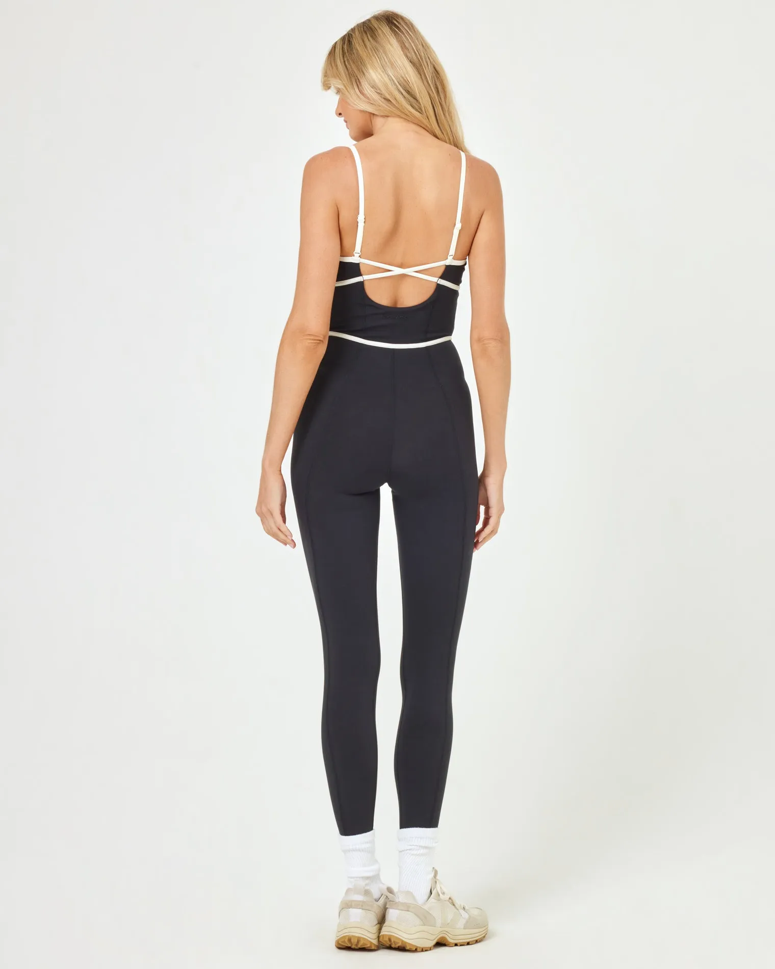 LSPACE - ACE JUMPSUIT BLACK CREAM