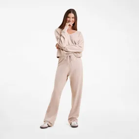 Luxe Knit Wide Leg Pant | Doe