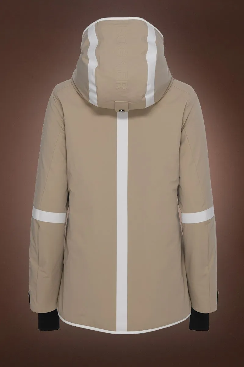 Maddy Tec Ski Jacket - Powder Champagne