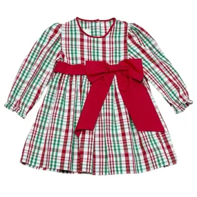 Margaret Sleigh Dress- Sleigh Plaid