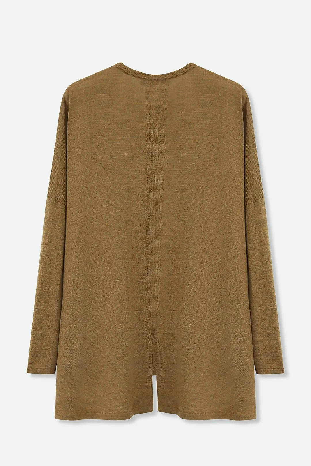 MATTEO OVERSIZED LONG SLEEVE CREW IN FINE ITALIAN MERINO