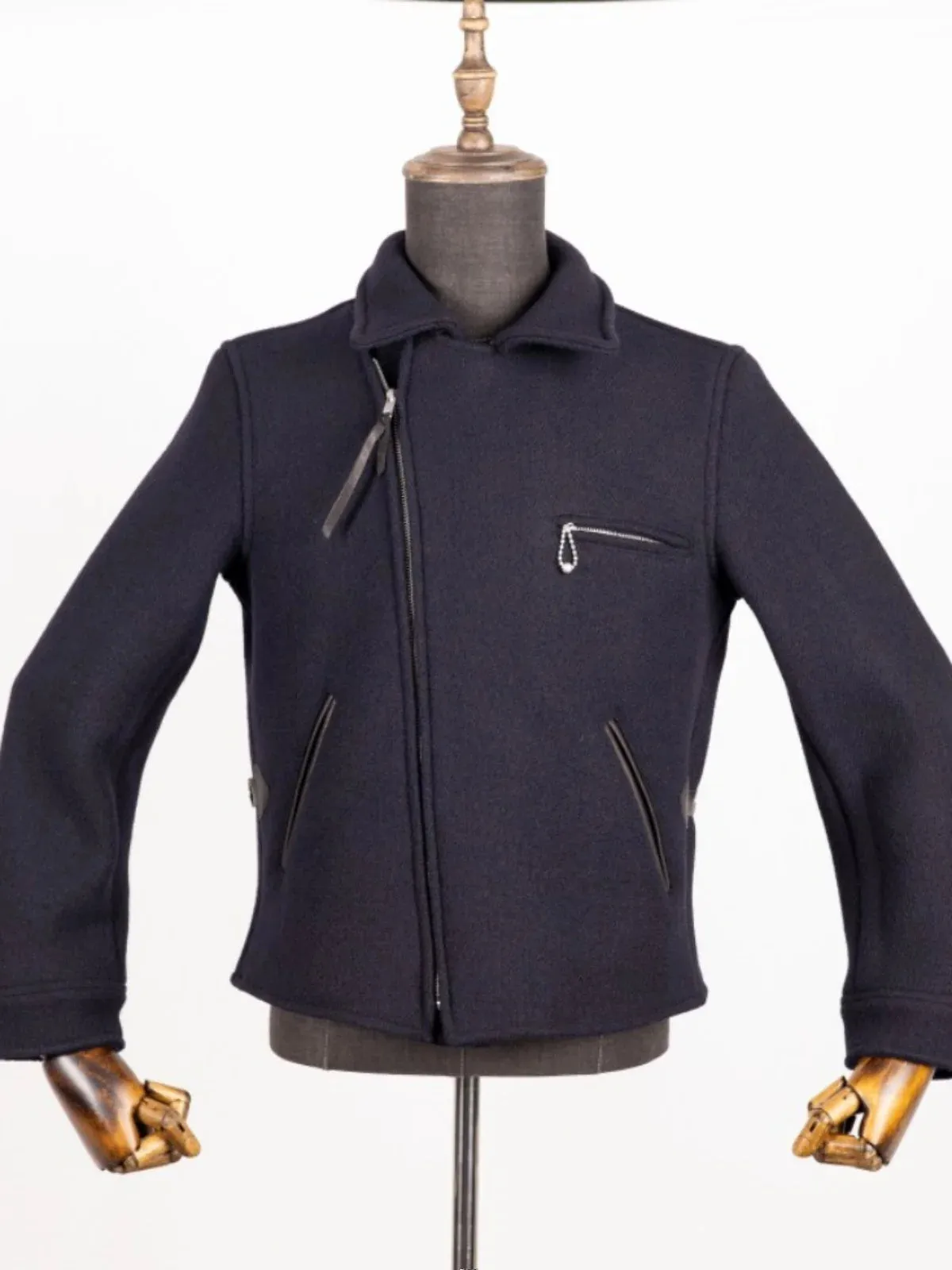 Men's 1930s Wool Sports Jacket - Motorcycle Style Outerwear