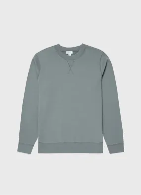 Men's Loopback Sweatshirt in Smoke Green