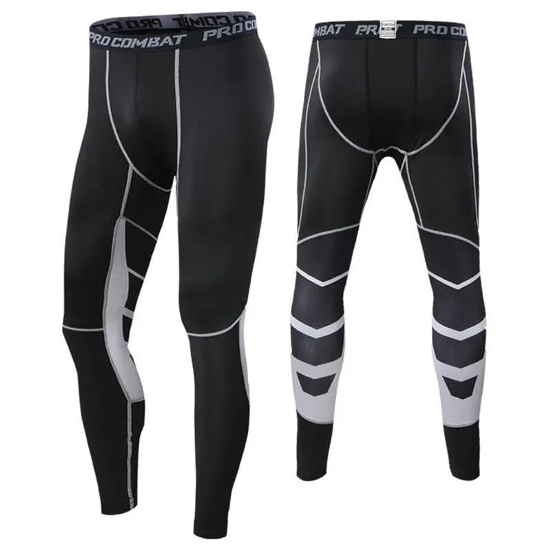 Men's Running Tracksuit Training Fitness Sportswear Set Compression Leggings Sport Clothes Gym Tight Sweatpants Rash Guard Lycra v1