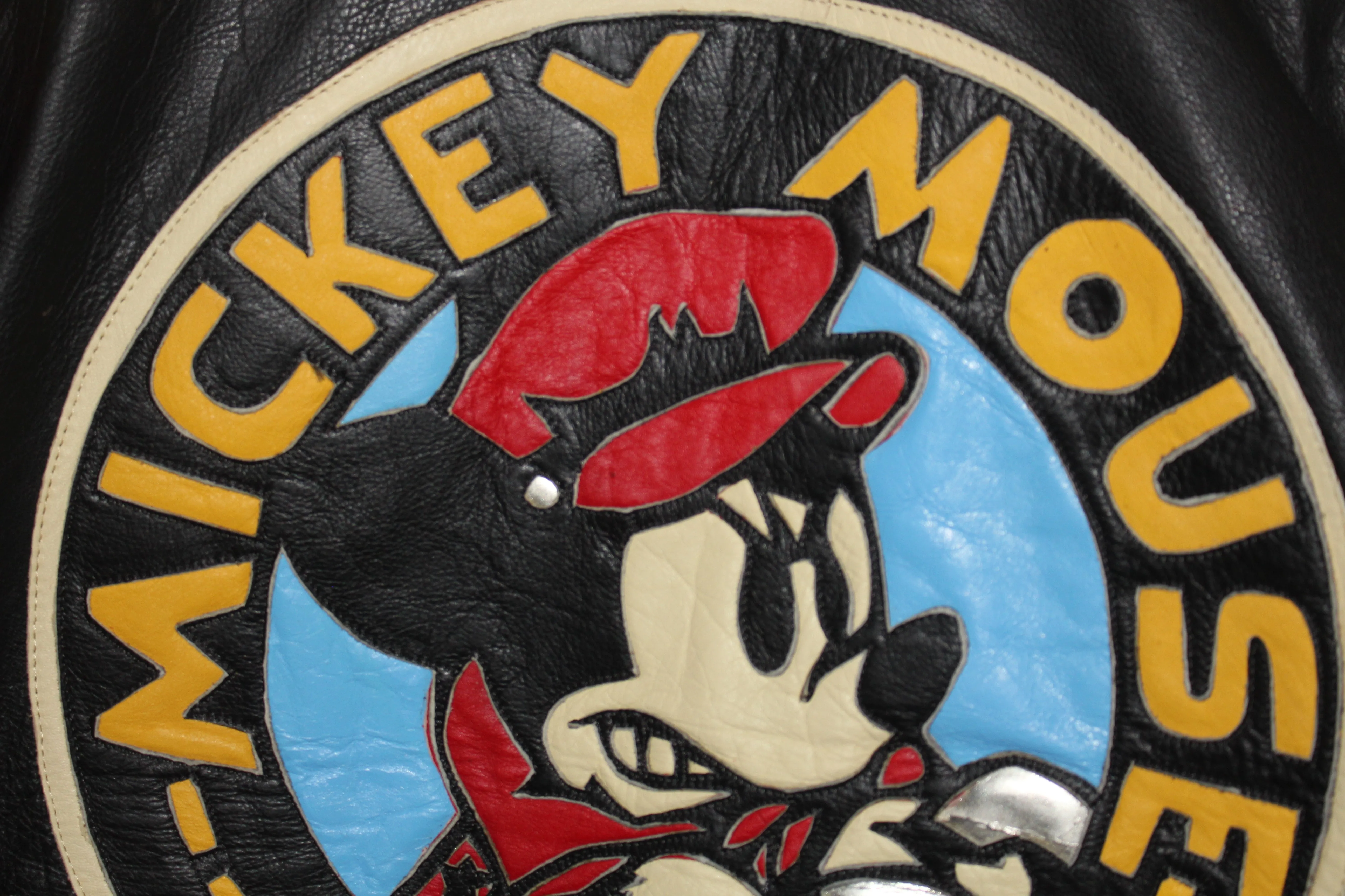 Mickey Mouse Wild One Disney Leather Jacket