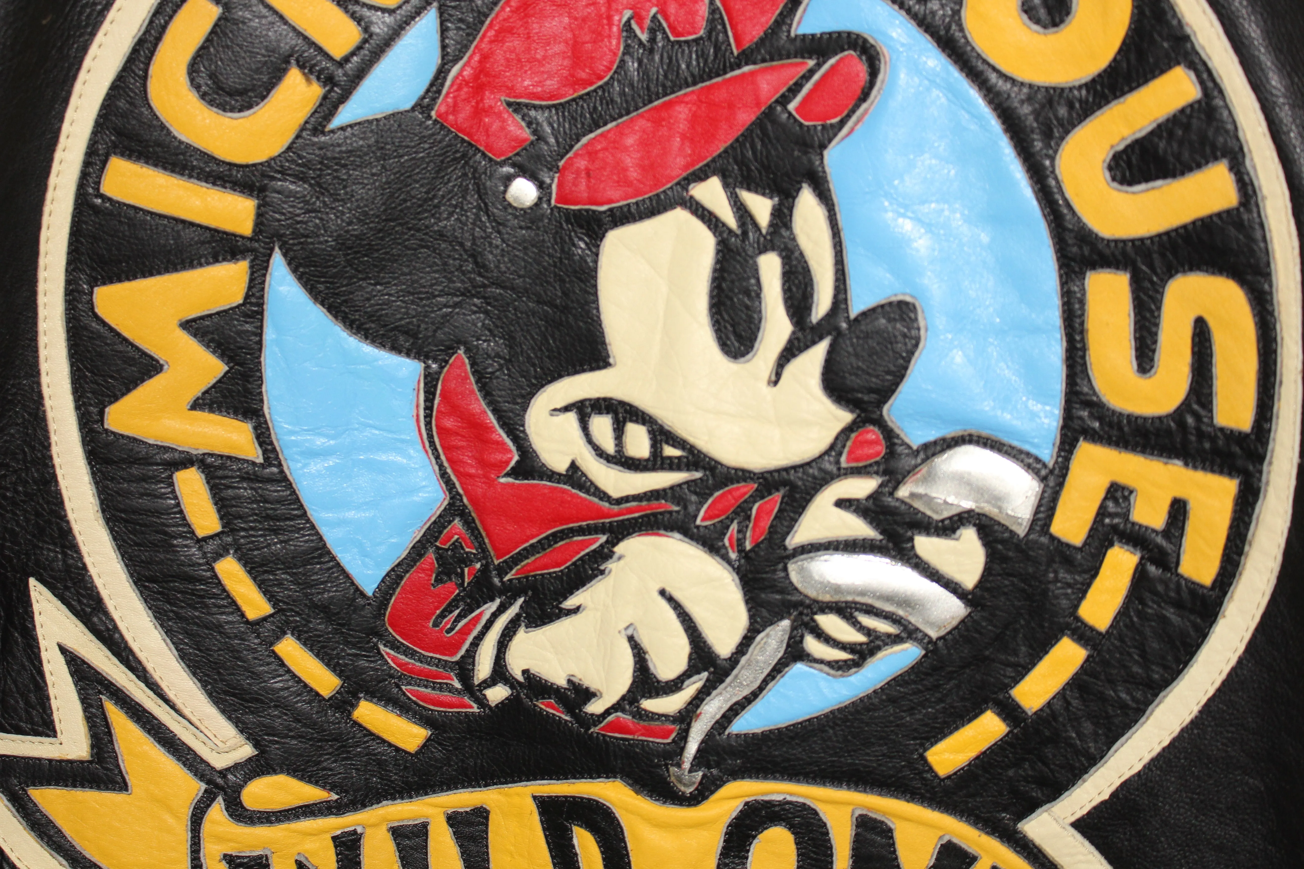 Mickey Mouse Wild One Disney Leather Jacket