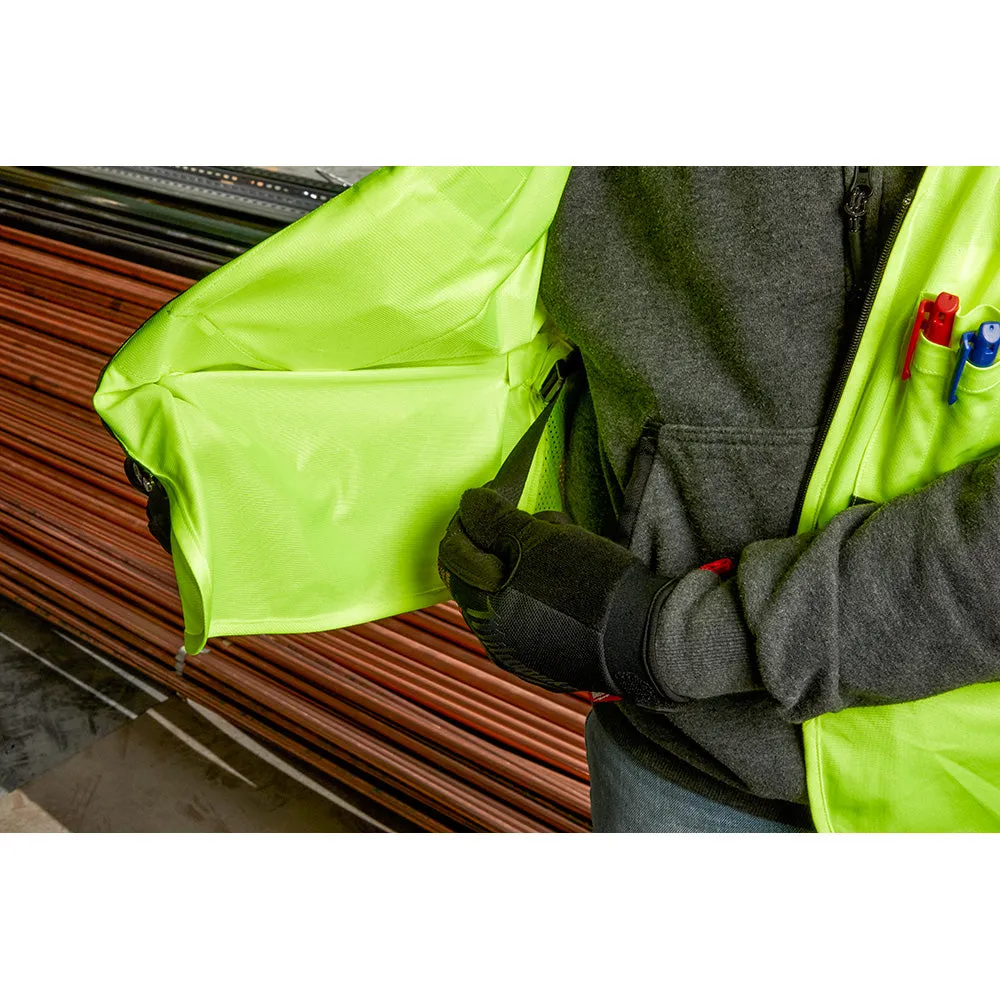 Milwaukee 48-73-5022 Class 2 - High Visibility Yellow Safety Vest - L/XL