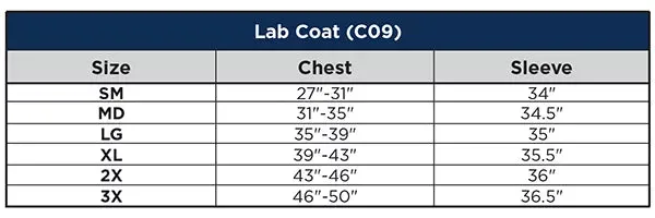 National Safety Apparel C09UJLCFS  Food Processing FR Lab Coat 42 Inch