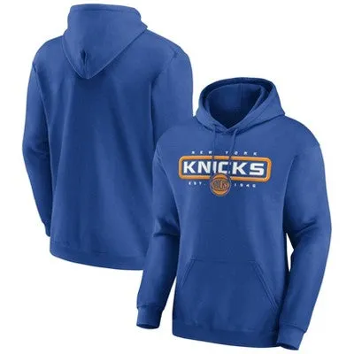 New - NBA New York Knicks Men's Fadeaway Jumper Hooded Sweatshirt - XL