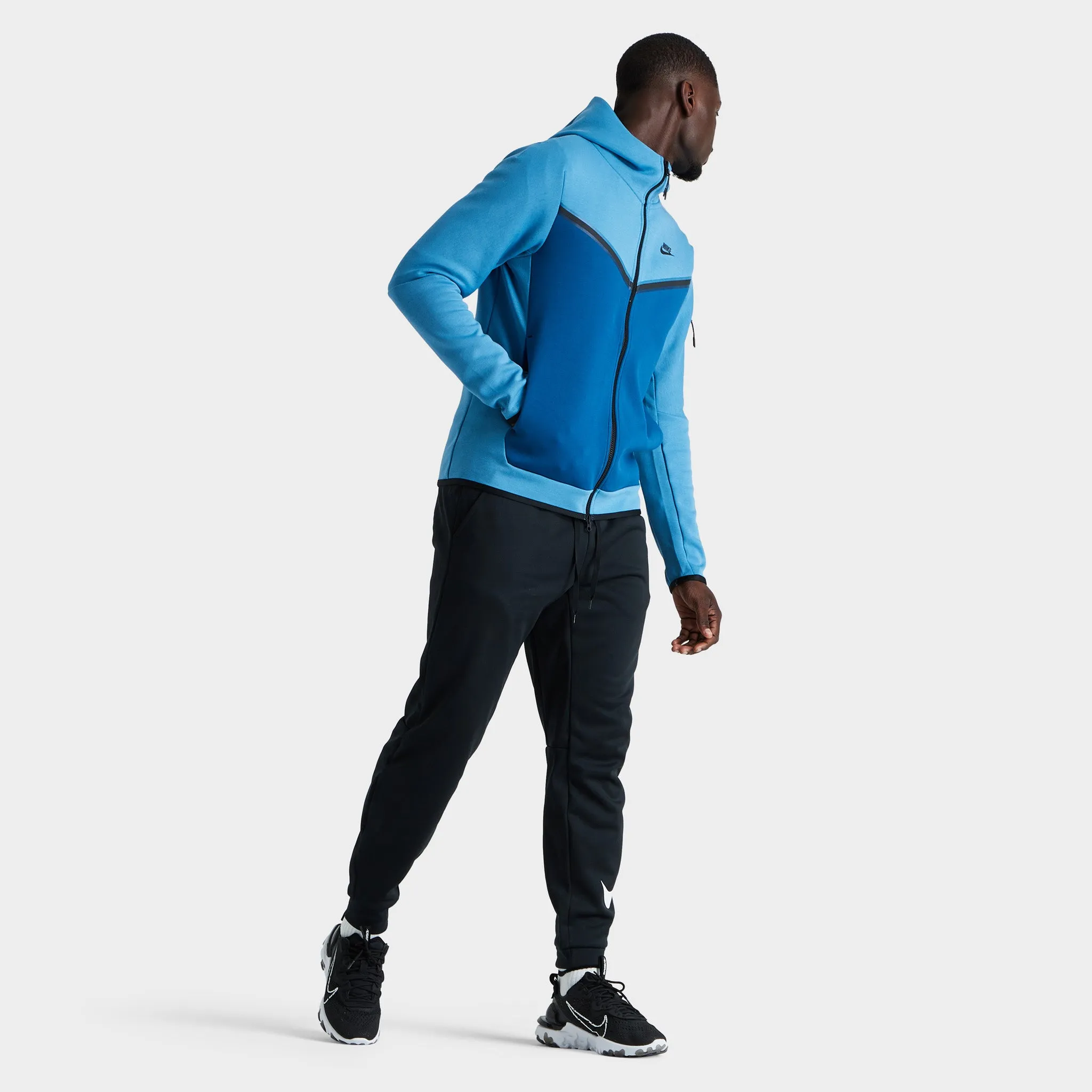 Nike Sportswear Tech Fleece Full-Zip Hoodie Dutch Blue / Court Blue - Black