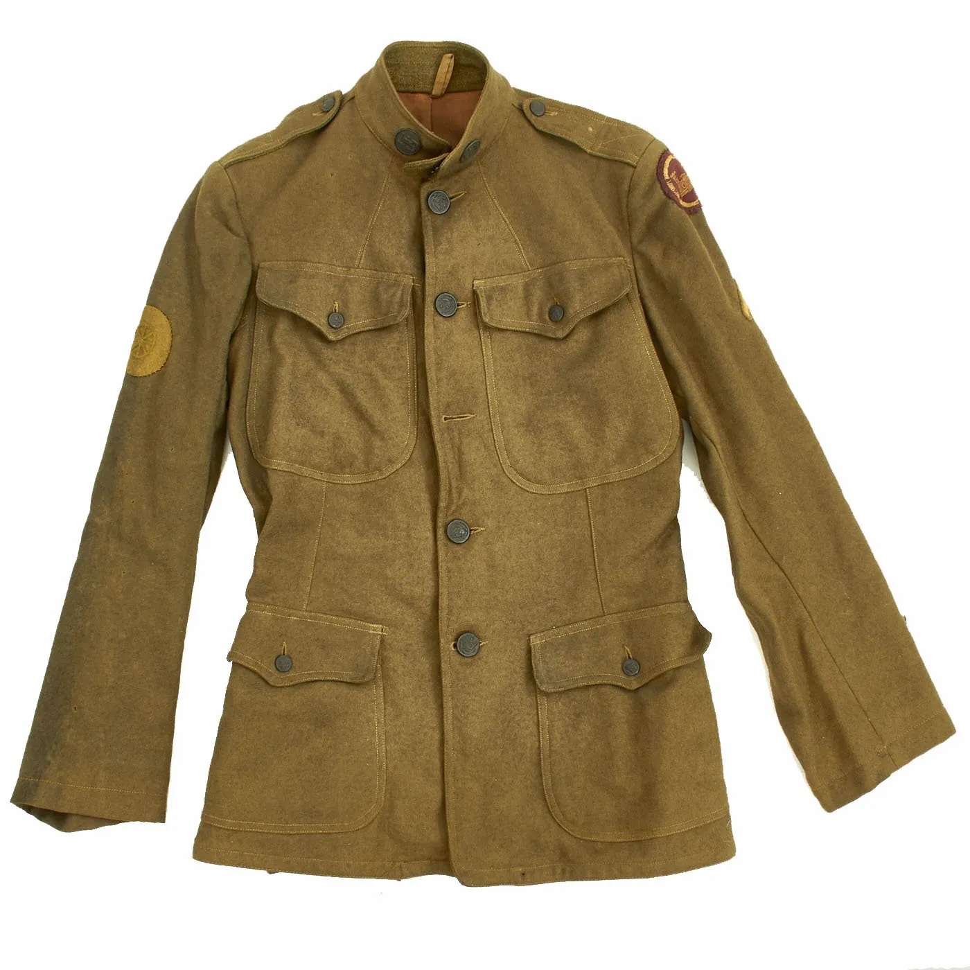 Original U.S. WWI Engineer Uniform Jacket with Hate Belt