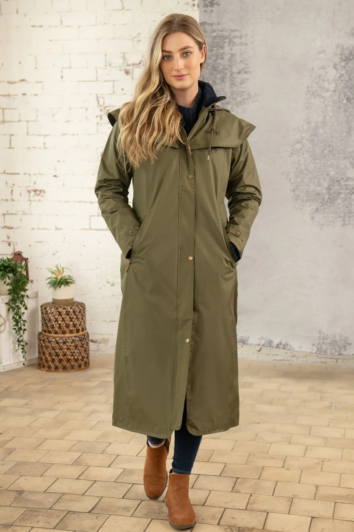 Outback Womens Full Length Waterproof Raincoat